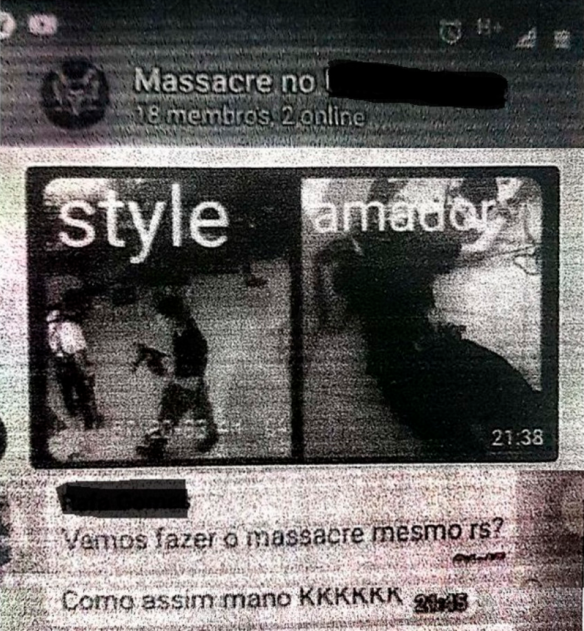 Jovem de 17 anos cria grupo de mensagens e ameaça realizar massacre em escola de Mato Grosso